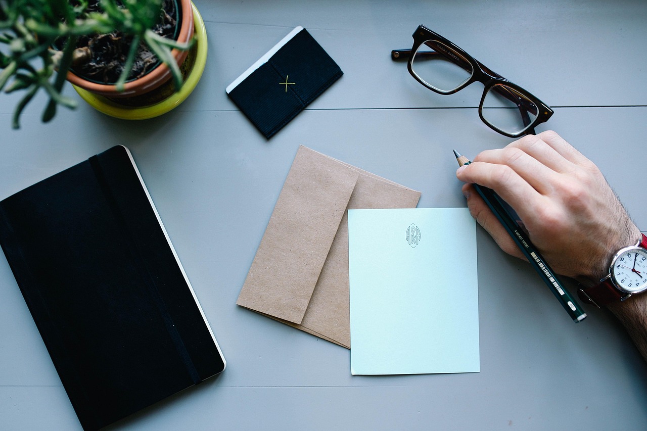 organized administrative services office documents on desk